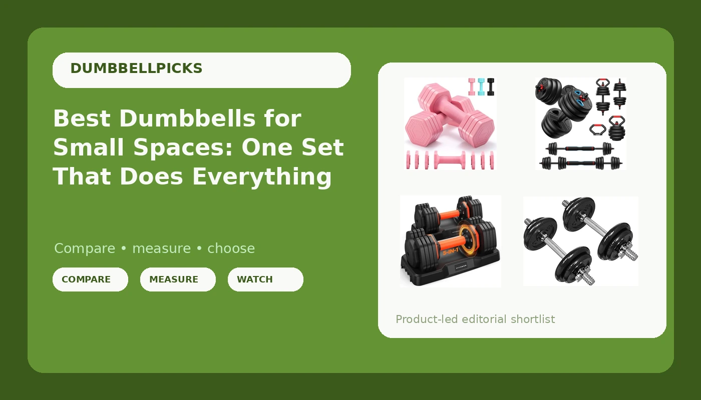Best Dumbbells for Small Spaces: One Set That Does Everything - DumbbellPicks review with measurements and honest opinion