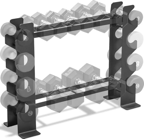 Marcy Weight Storage Organizer Racks for Dumbbells, Kettlebells, Weight Plates