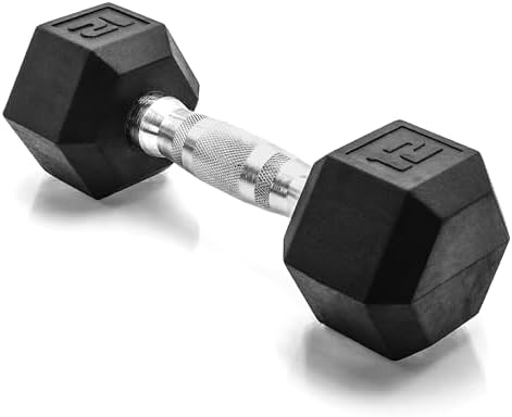 CAP Rubber Coated Dumbbell Weights
