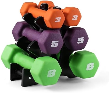 CAP Barbell Neoprene Dumbbell Weights Pairs &amp; Sets | Color Series