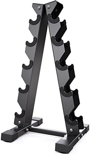 Dumbbell Rack Stand Only, Weight Rack for Dumbbells Compact A-Frame Home Gym Space Saver, 480/800 LBS Weight Capacity