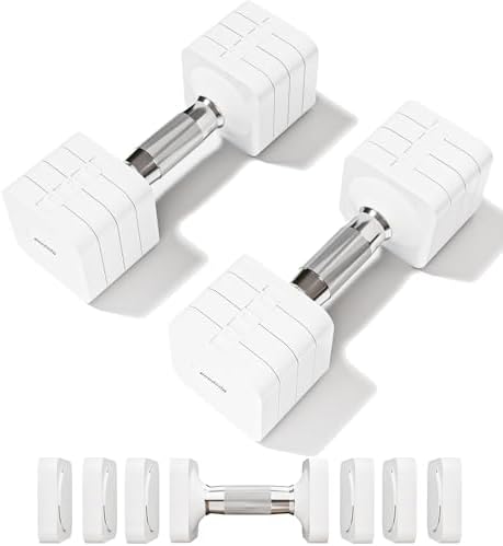 Adjustable Dumbbell Set for Women Men 7.5LB/10LB/15LB/20LB/25LB Each