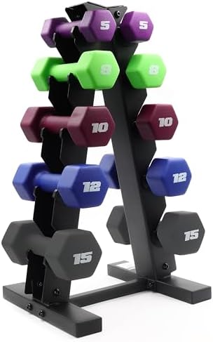 CAP Barbell Neoprene Dumbbell Weights Pairs & Sets | Color Series