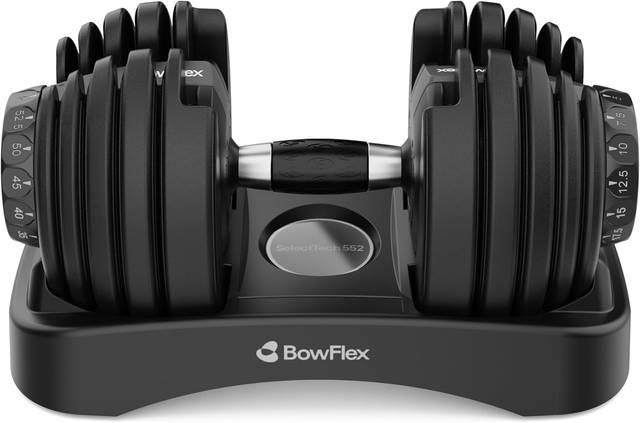 Best Bowflex Adjustable Dumbbells: SelectTech 552 vs 1090 - DumbbellPicks review with measurements and honest opinion